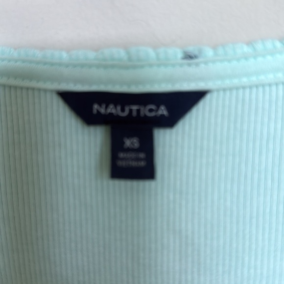 Nautica Aqua Button-Up Cardigan - Picture 3 of 5